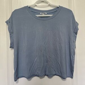 Light blue Fashion Nova short sleeve T-shirt